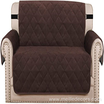 Quilted Thick Velvet Loveseat Protector Slipcovers